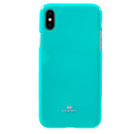 Чехол Mercury Goospery Jelly Case для Apple iPhone X (бирюзовый, гелевый)