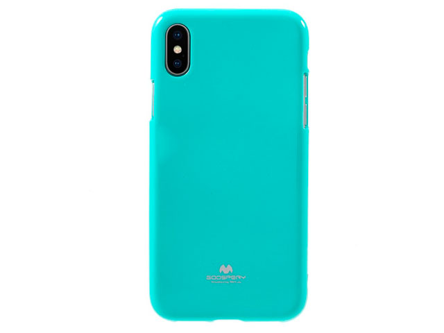 Чехол Mercury Goospery Jelly Case для Apple iPhone X (бирюзовый, гелевый)