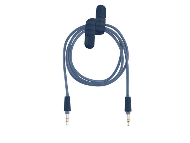 AUX-кабель X-doria 3' Straight Aux Cable (синий, разъемы 3.5 мм)