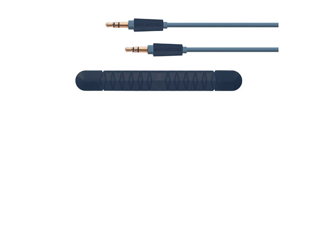 AUX-кабель X-doria 3' Straight Aux Cable (синий, разъемы 3.5 мм)