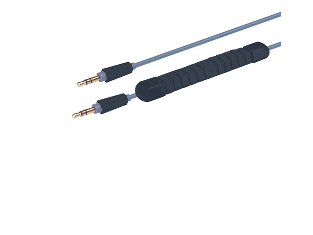 AUX-кабель X-doria 3' Straight Aux Cable (синий, разъемы 3.5 мм)