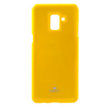 Чехол Mercury Goospery Jelly Case для Samsung Galaxy A8 2018 (желтый, гелевый)