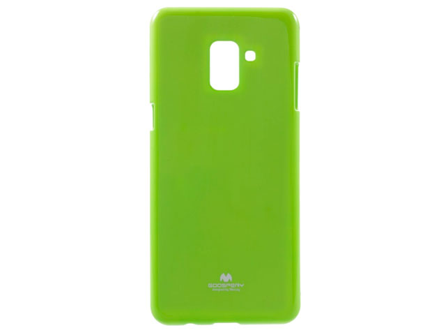 Чехол Mercury Goospery Jelly Case для Samsung Galaxy A8 2018 (зеленый, гелевый)