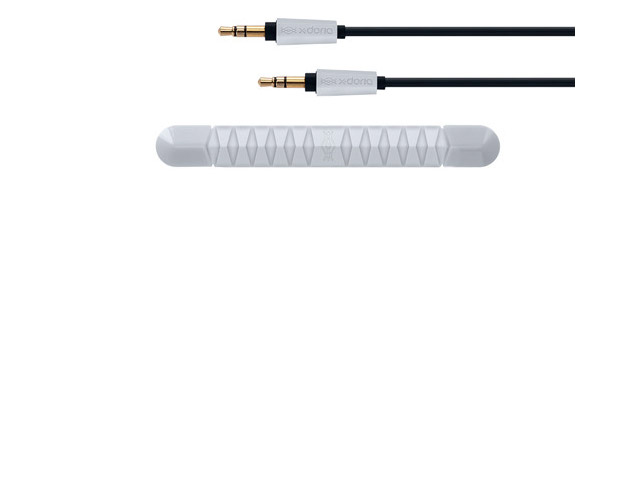 AUX-кабель X-doria 3' Straight Aux Cable (белый, разъемы 3.5 мм)