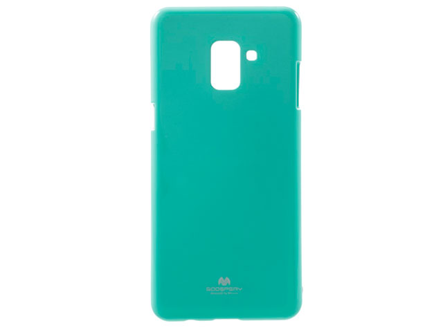 Чехол Mercury Goospery Jelly Case для Samsung Galaxy A8 plus 2018 (бирюзовый, гелевый)