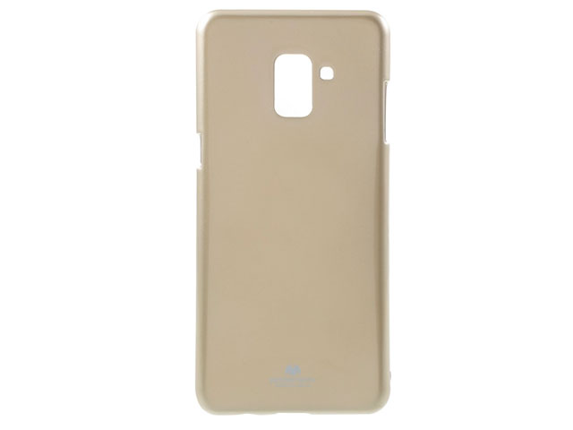 Чехол Mercury Goospery Jelly Case для Samsung Galaxy A8 plus 2018 (золотистый, гелевый)