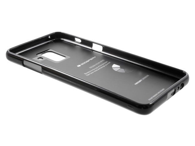Чехол Mercury Goospery Jelly Case для Samsung Galaxy A8 plus 2018 (золотистый, гелевый)