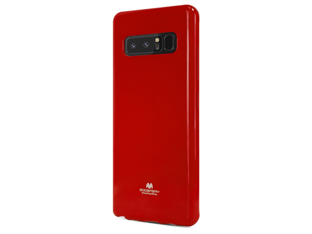 Чехол Mercury Goospery Jelly Case для Samsung Galaxy Note 8 (красный, гелевый)