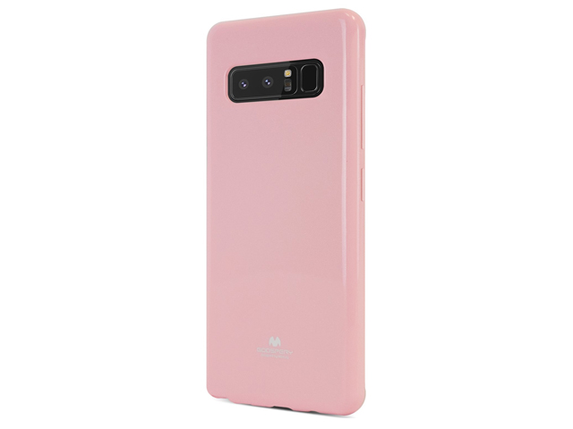 Чехол Mercury Goospery Jelly Case для Samsung Galaxy Note 8 (розовый, гелевый)