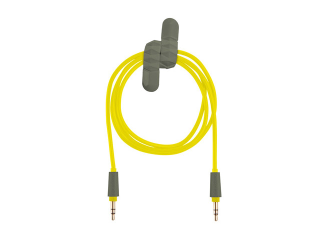 AUX-кабель X-doria 3' Straight Aux Cable (желтый, разъемы 3.5 мм)