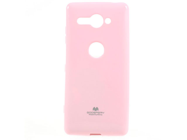 Чехол Mercury Goospery Jelly Case для Sony Xperia XZ2 compact (розовый, гелевый)