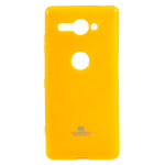 Чехол Mercury Goospery Jelly Case для Sony Xperia XZ2 compact (желтый, гелевый)