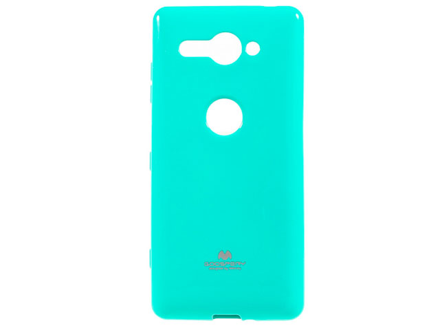 Чехол Mercury Goospery Jelly Case для Sony Xperia XZ2 compact (бирюзовый, гелевый)