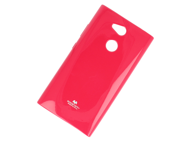 Чехол Mercury Goospery Jelly Case для Sony Xperia L2 (малиновый, гелевый)