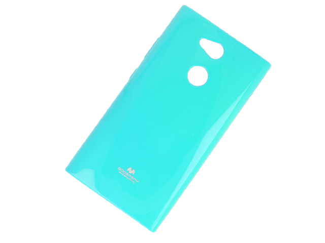 Чехол Mercury Goospery Jelly Case для Sony Xperia L2 (бирюзовый, гелевый)