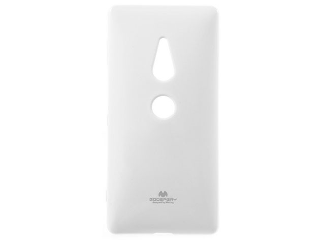Чехол Mercury Goospery Jelly Case для Sony Xperia XZ2 (белый, гелевый)