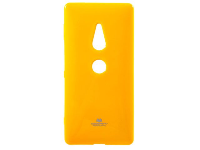 Чехол Mercury Goospery Jelly Case для Sony Xperia XZ2 (желтый, гелевый)