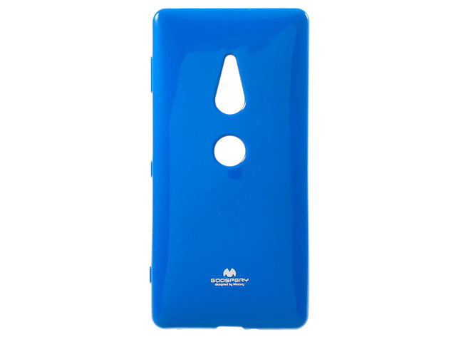 Чехол Mercury Goospery Jelly Case для Sony Xperia XZ2 (синий, гелевый)