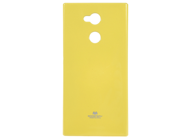 Чехол Mercury Goospery Jelly Case для Sony Xperia XA2 ultra (желтый, гелевый)