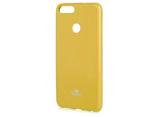 Чехол Mercury Goospery Jelly Case для Huawei P smart (желтый, гелевый)