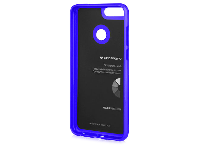 Чехол Mercury Goospery Jelly Case для Huawei P smart (синий, гелевый)
