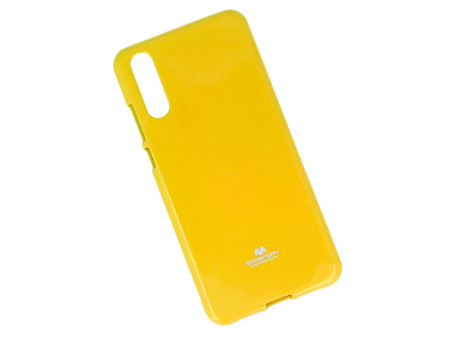 Чехол Mercury Goospery Jelly Case для Huawei P20 (желтый, гелевый)