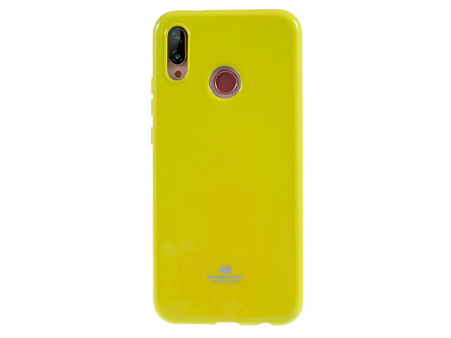 Чехол Mercury Goospery Jelly Case для Huawei P20 lite (желтый, гелевый)