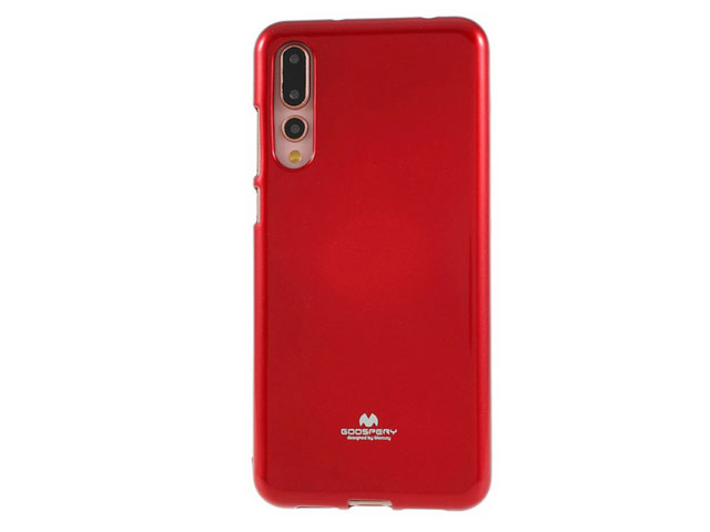 Чехол Mercury Goospery Jelly Case для Huawei P20 pro (красный, гелевый)