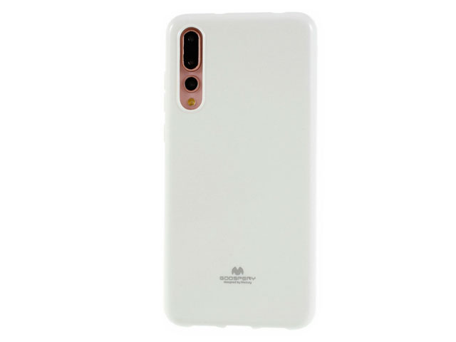 Чехол Mercury Goospery Jelly Case для Huawei P20 pro (белый, гелевый)