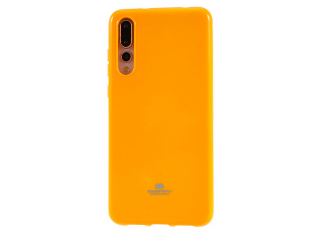 Чехол Mercury Goospery Jelly Case для Huawei P20 pro (желтый, гелевый)