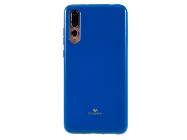 Чехол Mercury Goospery Jelly Case для Huawei P20 pro (синий, гелевый)