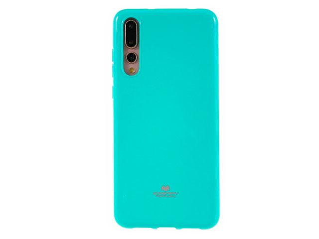 Чехол Mercury Goospery Jelly Case для Huawei P20 pro (бирюзовый, гелевый)