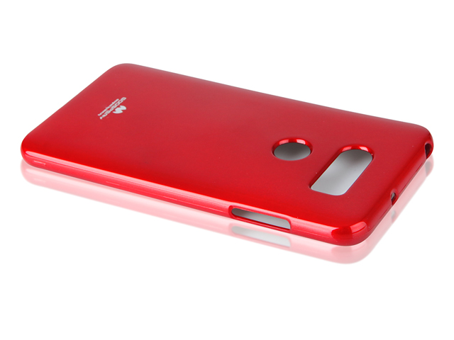 Чехол Mercury Goospery Jelly Case для LG V30 (красный, гелевый)