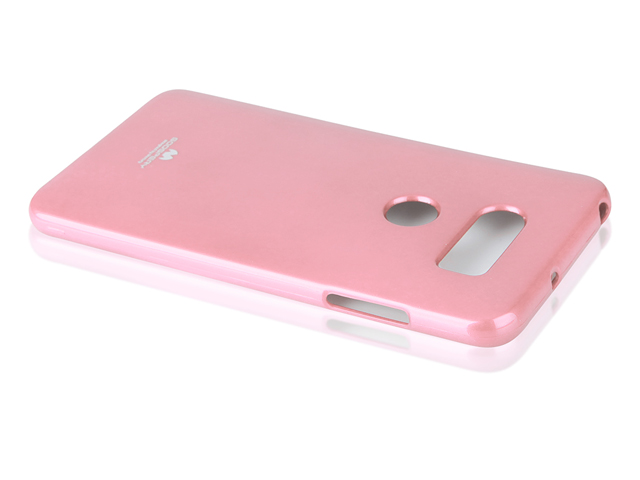 Чехол Mercury Goospery Jelly Case для LG V30 (розовый, гелевый)