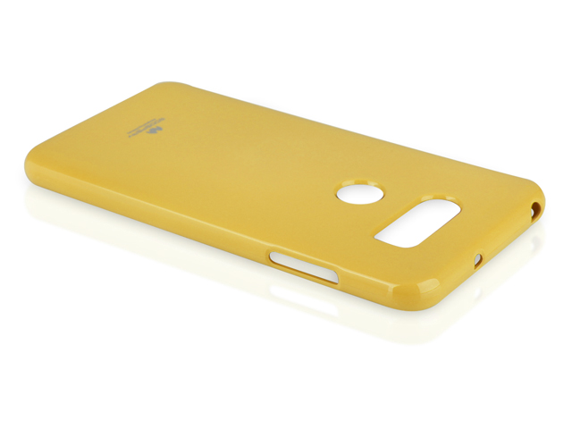 Чехол Mercury Goospery Jelly Case для LG V30 (желтый, гелевый)