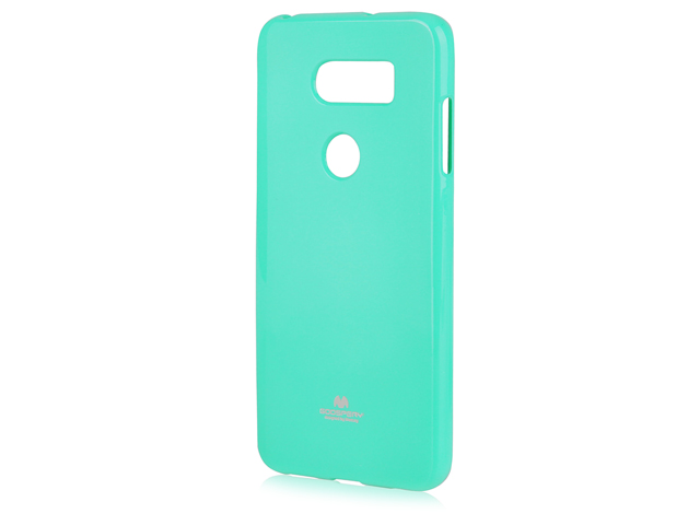 Чехол Mercury Goospery Jelly Case для LG V30 (бирюзовый, гелевый)