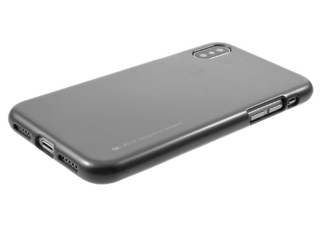 Чехол Mercury Goospery i-Jelly Case для Apple iPhone X (серый, гелевый)