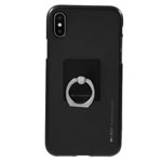 Чехол Mercury Goospery i-Jelly Ring Case для Apple iPhone X (черный, гелевый)