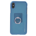 Чехол Mercury Goospery i-Jelly Ring Case для Apple iPhone X (голубой, гелевый)
