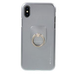 Чехол Mercury Goospery i-Jelly Ring Case для Apple iPhone X (серый, гелевый)