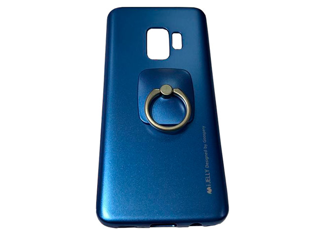 Чехол Mercury Goospery i-Jelly Ring Case для Samsung Galaxy S9 (голубой, гелевый)