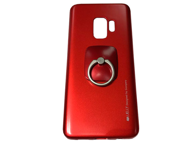 Чехол Mercury Goospery i-Jelly Ring Case для Samsung Galaxy S9 (красный, гелевый)