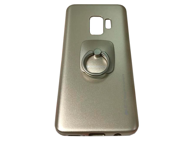Чехол Mercury Goospery i-Jelly Ring Case для Samsung Galaxy S9 plus (золотистый, гелевый)