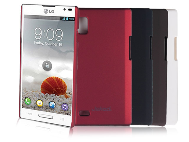 Чехол Jekod Hard case для LG Optimus L9 P765 (красный, пластиковый)