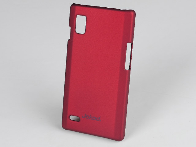 Чехол Jekod Hard case для LG Optimus L9 P765 (красный, пластиковый)