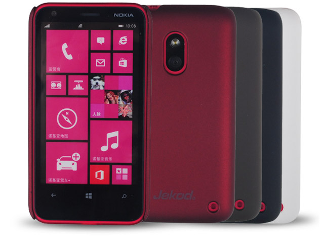 Чехол Jekod Hard case для Nokia Lumia 620 (черный, пластиковый)