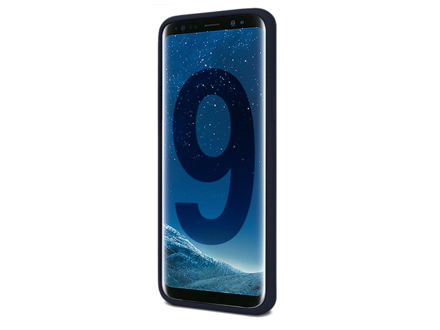 Чехол Mercury Goospery Soft Feeling для Samsung Galaxy S9 (синий, силиконовый)