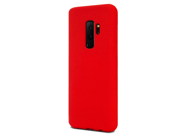 Чехол Mercury Goospery Soft Feeling для Samsung Galaxy S9 plus (красный, силиконовый)