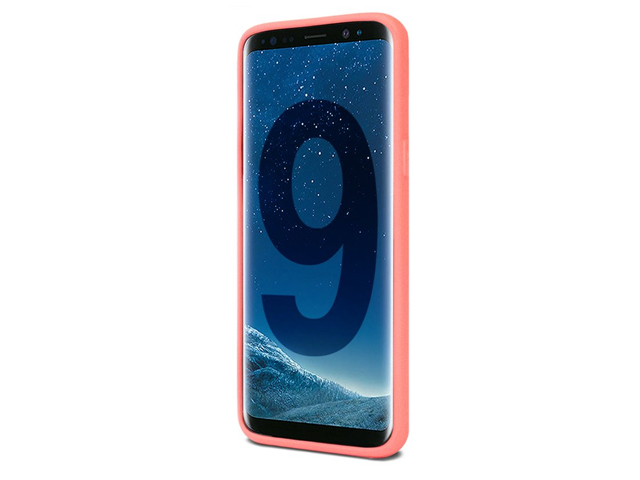 Чехол Mercury Goospery Soft Feeling для Samsung Galaxy S9 plus (розовый, силиконовый)