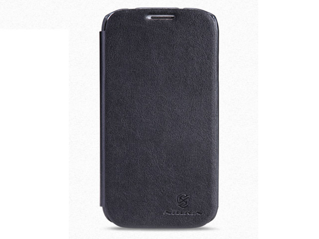 Чехол Nillkin Side leather case для Samsung Galaxy S4 i9500 (черный, кожанный)